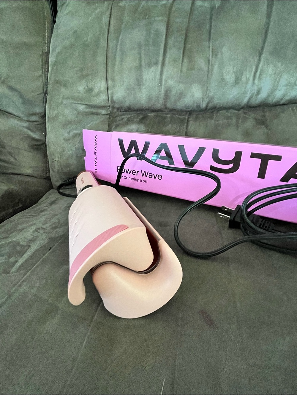 WavyTalk Power Wave Hair Crimping Iron — Pink - Picture 2 of 2